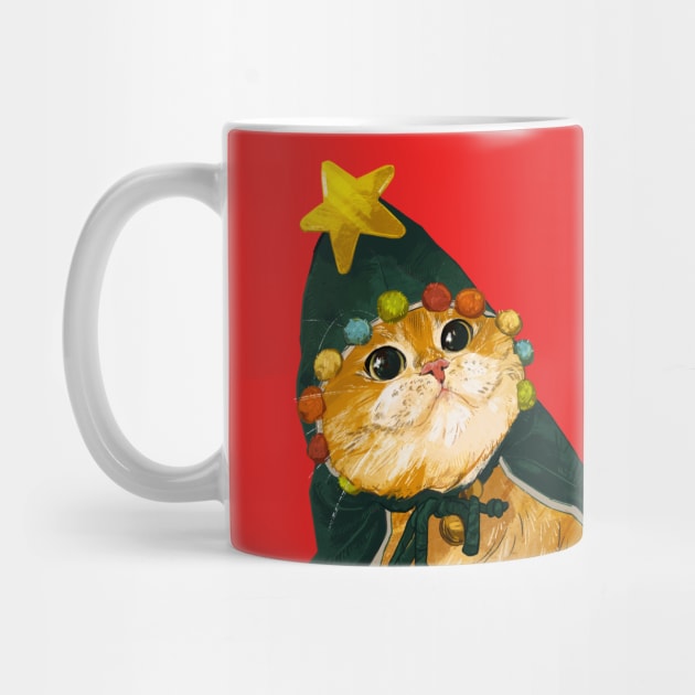 Christmas Tree Cat Hat! by Catwheezie